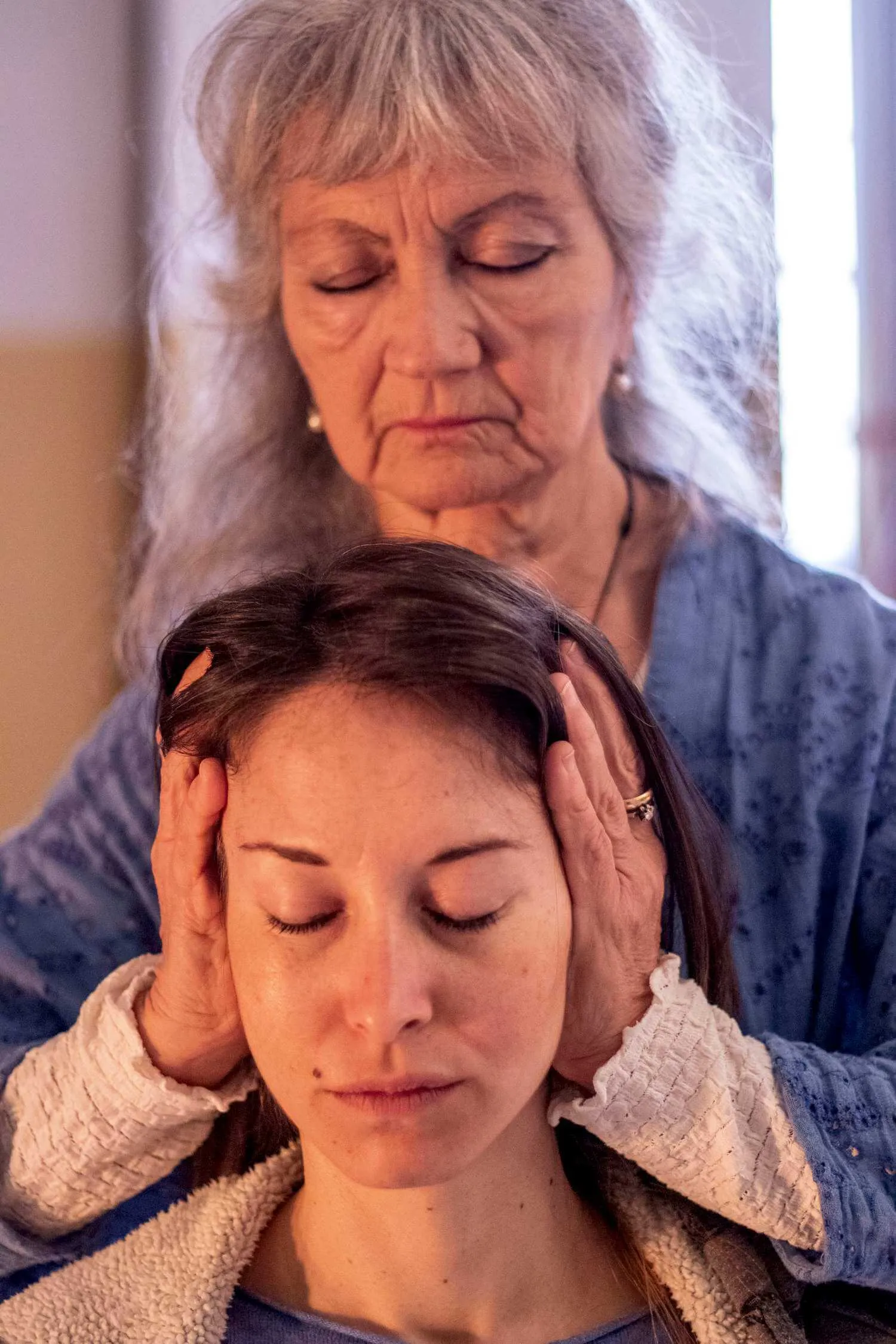 Trattamento shiatsu eseguito da Oriana Viozzi